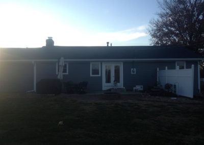 Image representing Gorilla Exteriors vinyl siding repair and installation services in Kansas City showcasing home with new siding on front of a ranch home.